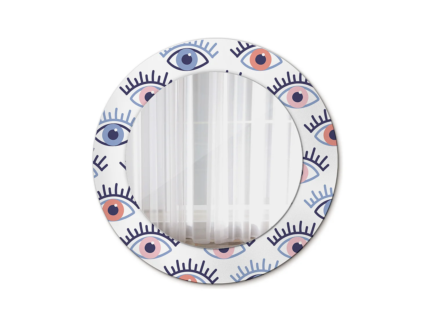 Specchio rotondo decorativo - Eyes - 50 cm