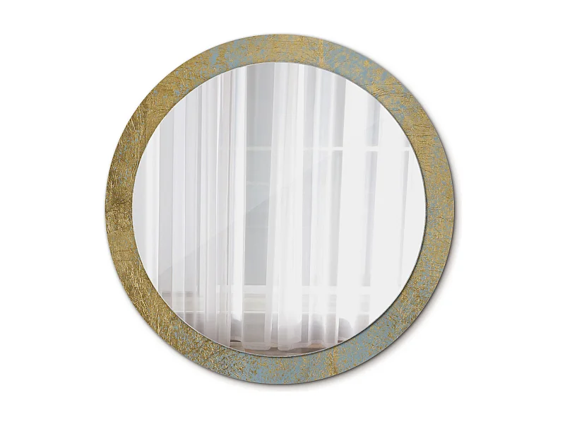 Miroir rond décoratif - Motif Loft - 90 cm