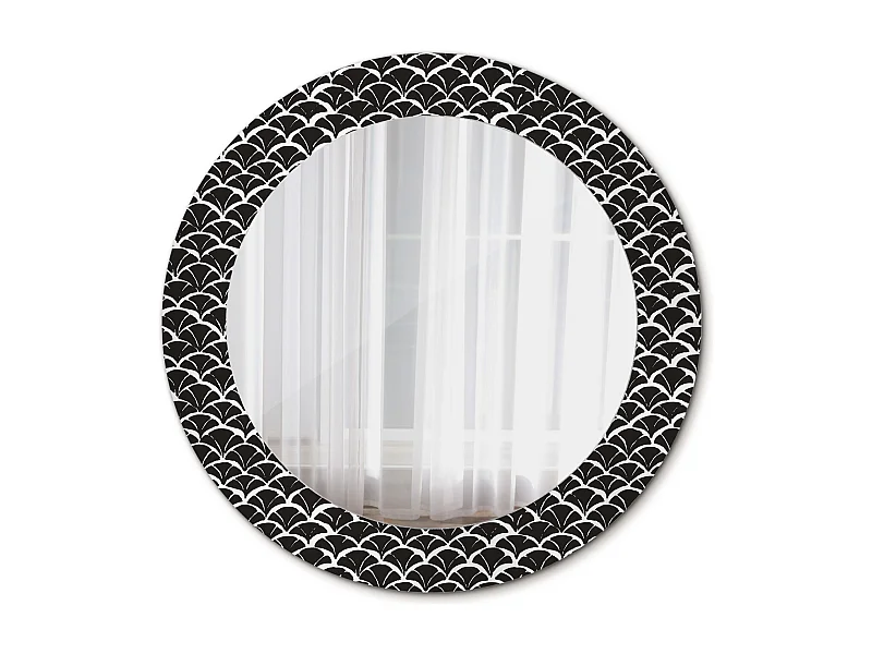 Runder dekorativer Spiegel - Orientalische Schuppen - 60 cm