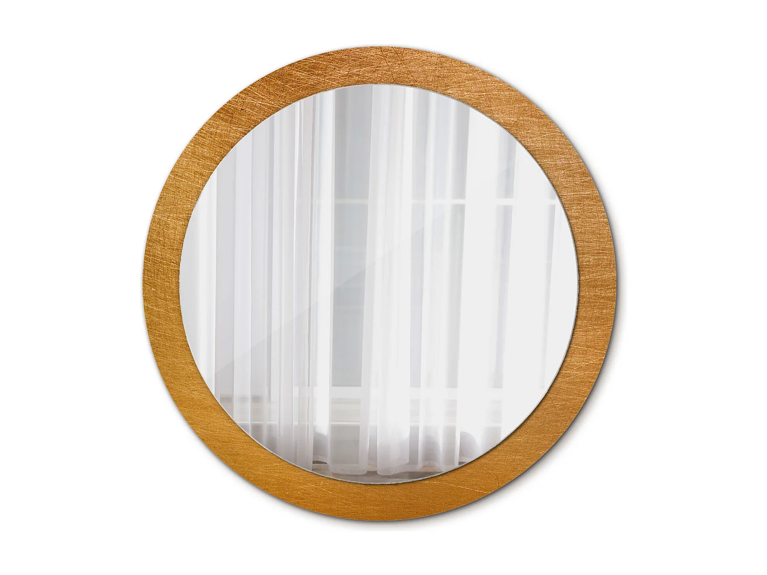 Espejo decorativo redondo - Estilo loft vintage - 90 cm