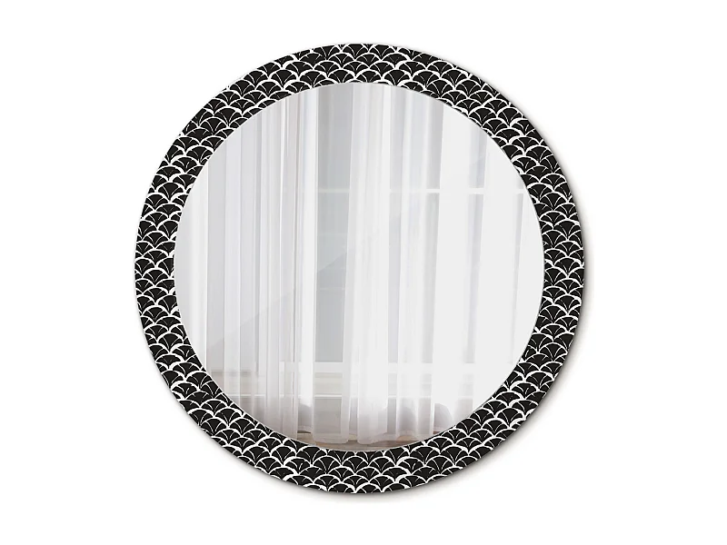 Runder dekorativer Spiegel - Orientalische Schuppen - 80 cm