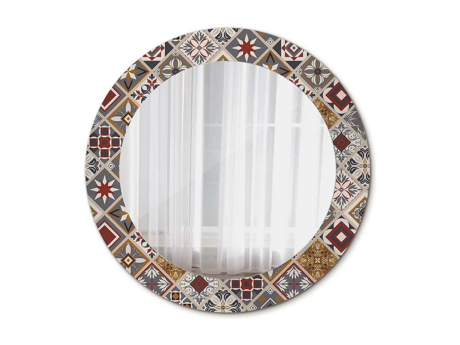 Decoratieve ronde spiegel - Turks model - 60 cm