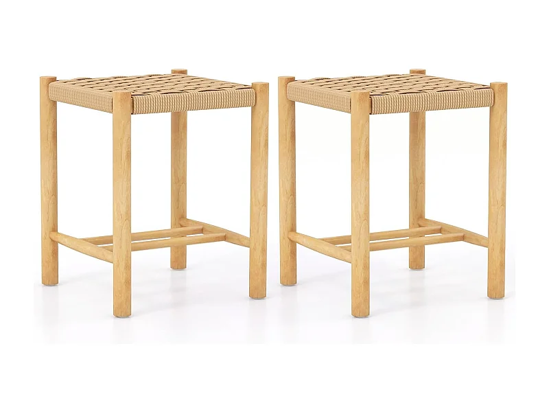 Barhocker aus Holz(2er Set)