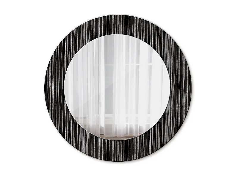 Dekorativer runder Spiegel - Abstrakt - 50 cm