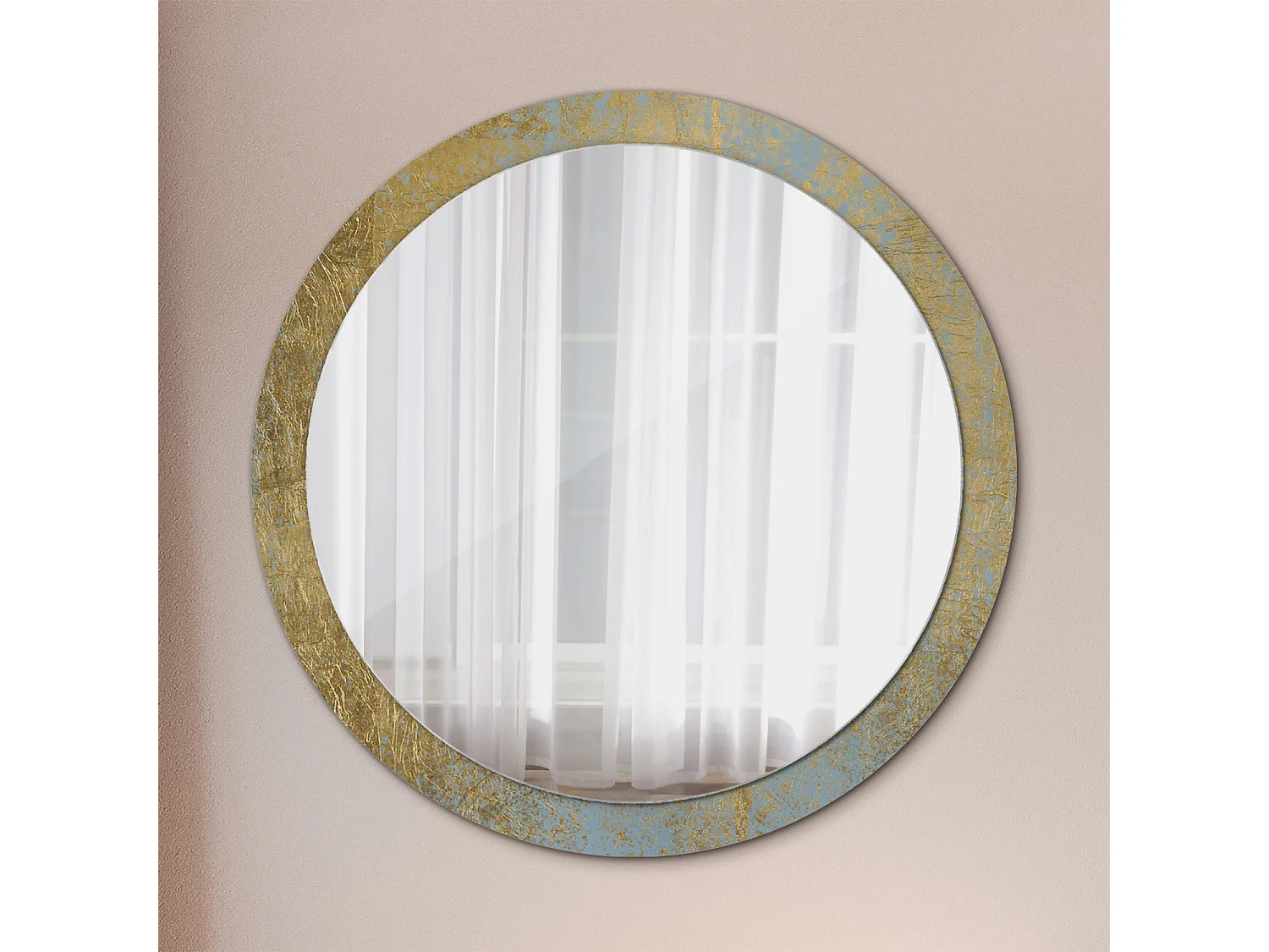 Runder dekorativer Spiegel - Loft-Modell - 100 cm