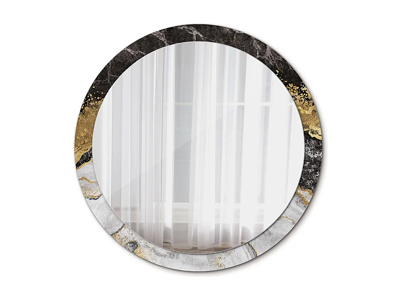 Dekorativer runder Spiegel - Marble Loft - 100 cm