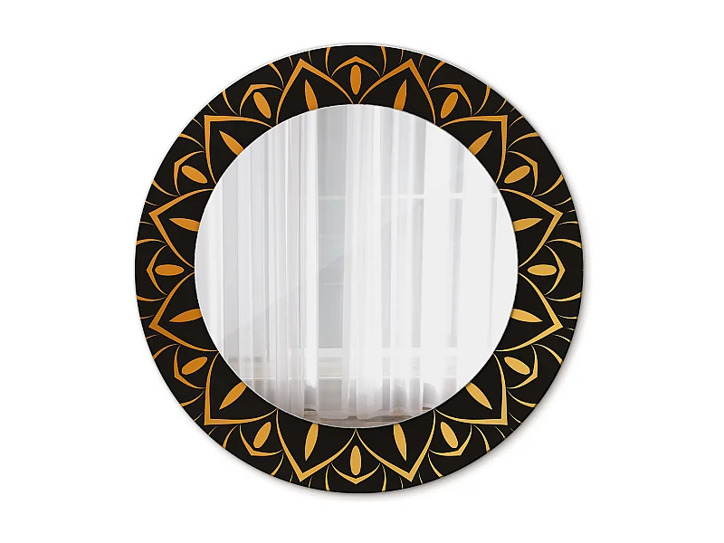 Decoratieve ronde spiegel - Mandala - 50 cm