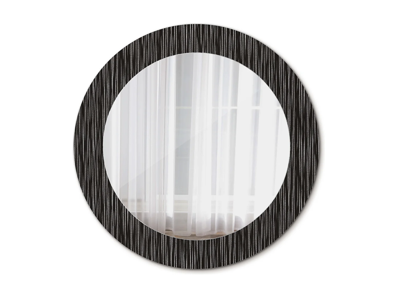Dekorativer runder Spiegel - Abstrakt - 60 cm