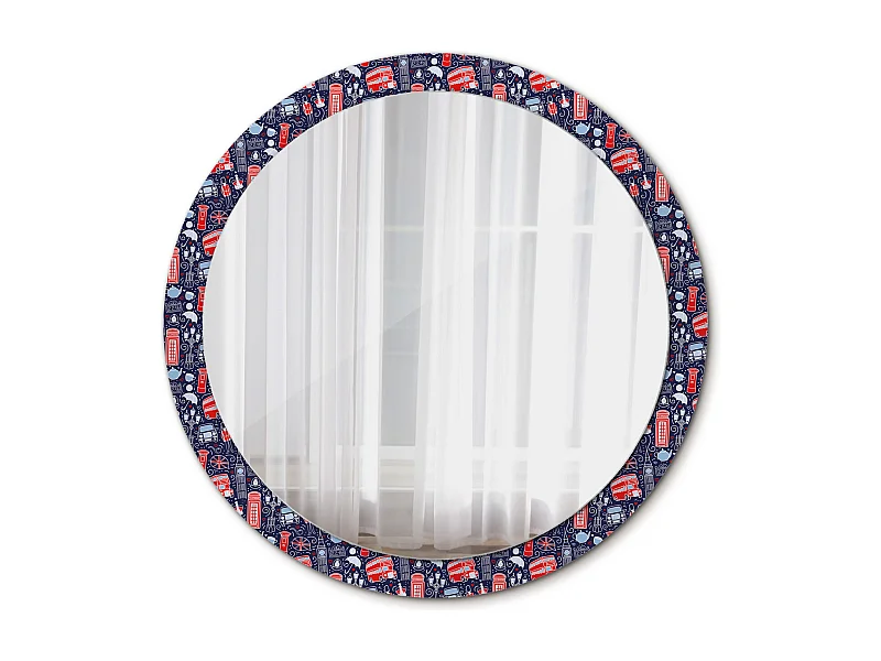 Miroir rond décoratif - Londres - 100 cm