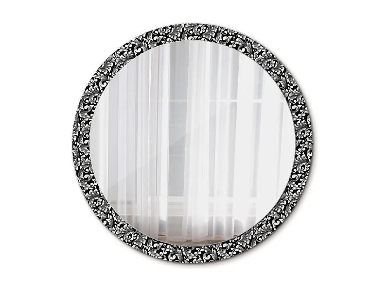 Runder dekorativer Spiegel - Ornament - 100 cm