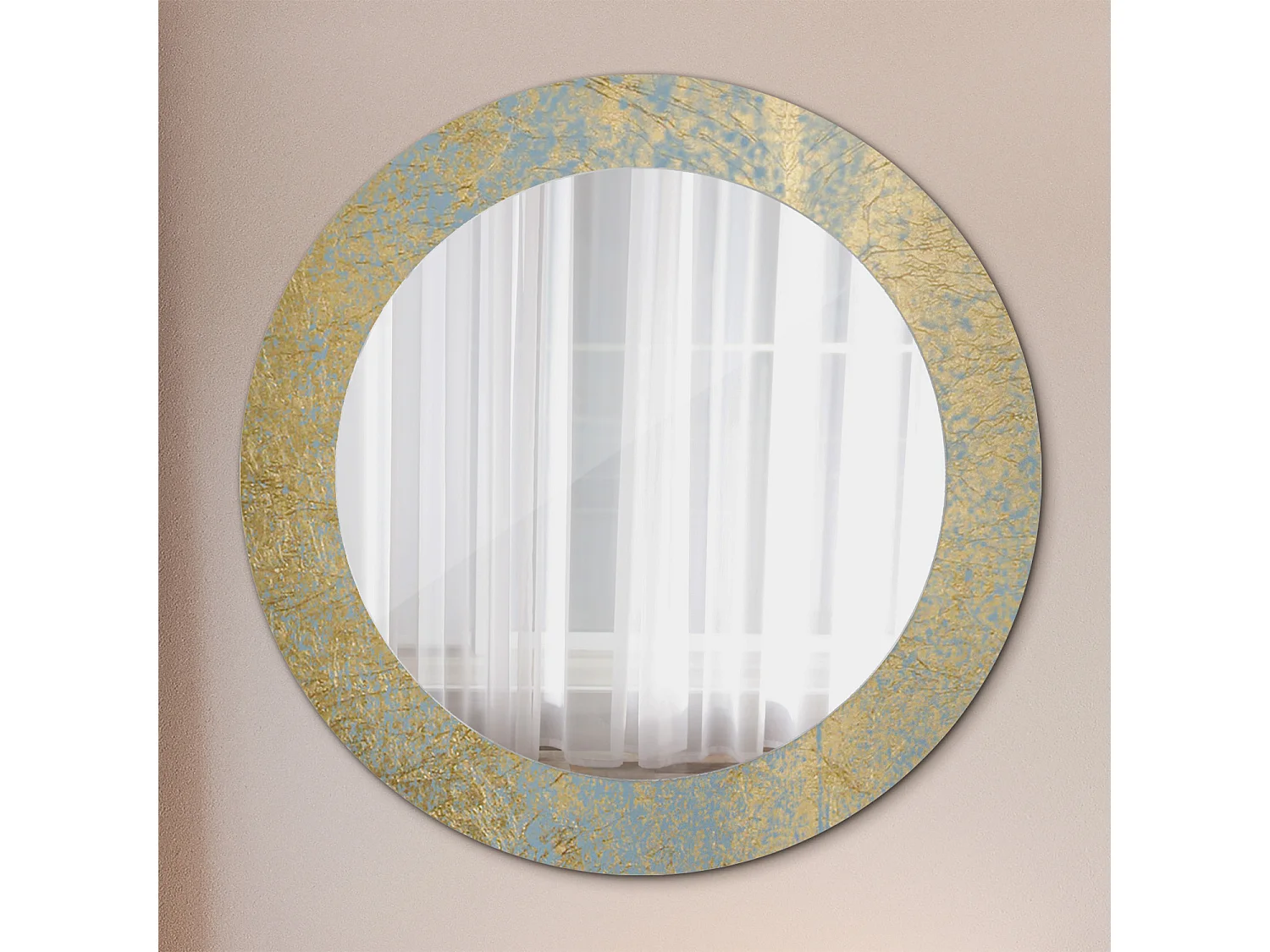 Runder dekorativer Spiegel - Loft-Modell - 60 cm