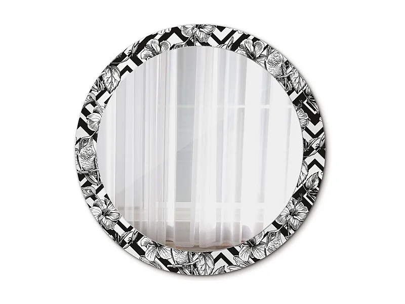 Dekorativer runder Spiegel - Colibrì - 80 cm