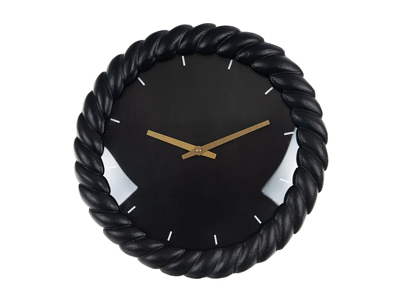 Horloge torsade noire 31 cm