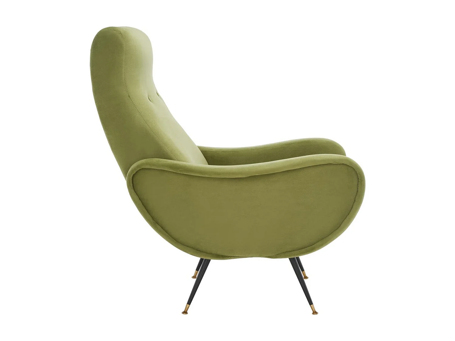chaise Vert chasseur 89 X 72 X 93.98 cm - Clemma