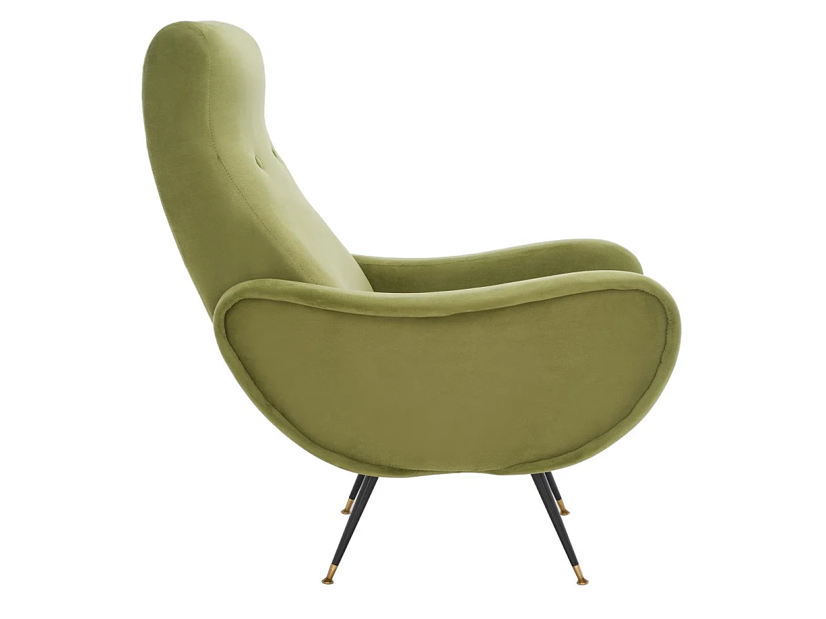 chaise Vert chasseur 89 X 72 X 93.98 cm - Clemma