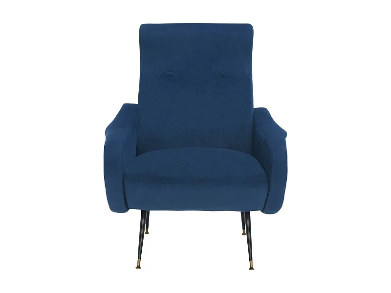 chaise Bleu marine 89 X 72 X 93.98 cm - Clemma