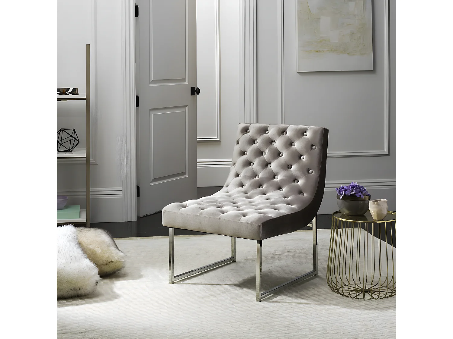 chaise Bois de noisetier 76 X 64 X 81.28 cm - Pallie