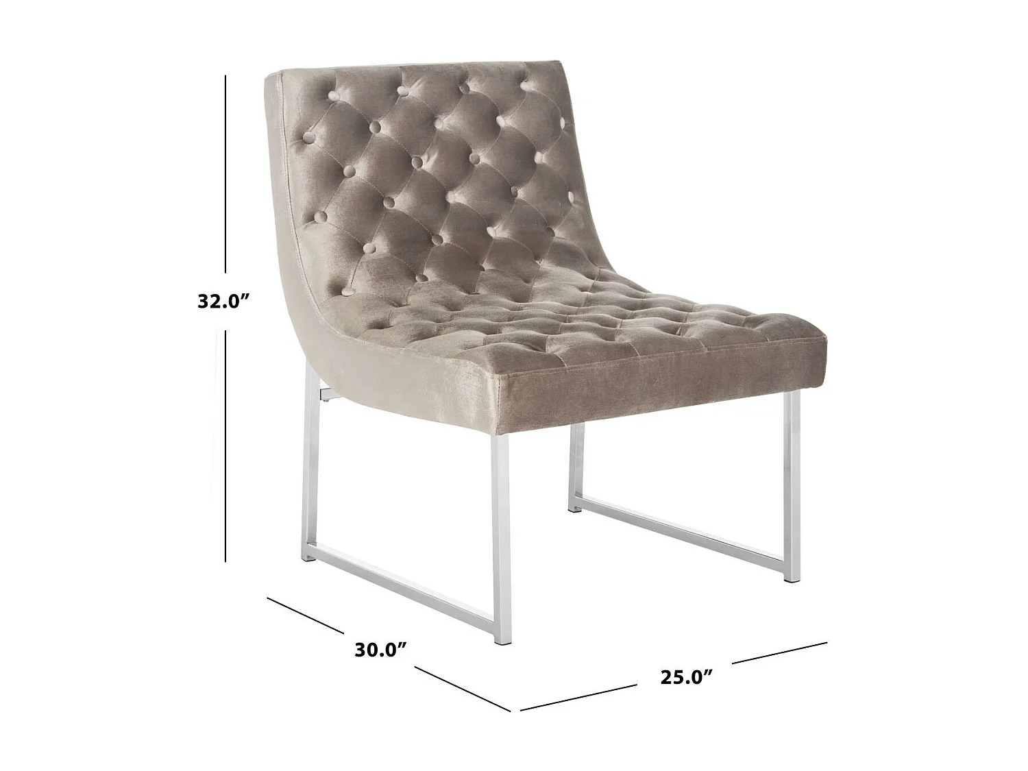 chaise Bois de noisetier 76 X 64 X 81.28 cm - Pallie