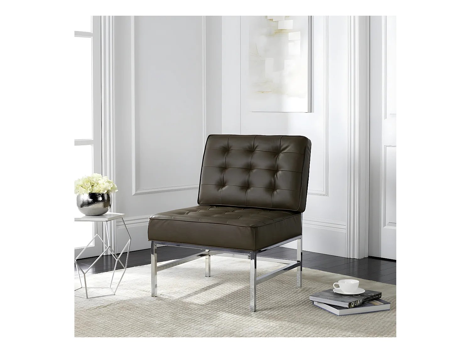 chaise Beige 76 X 70 X 83.82 cm - Cleta