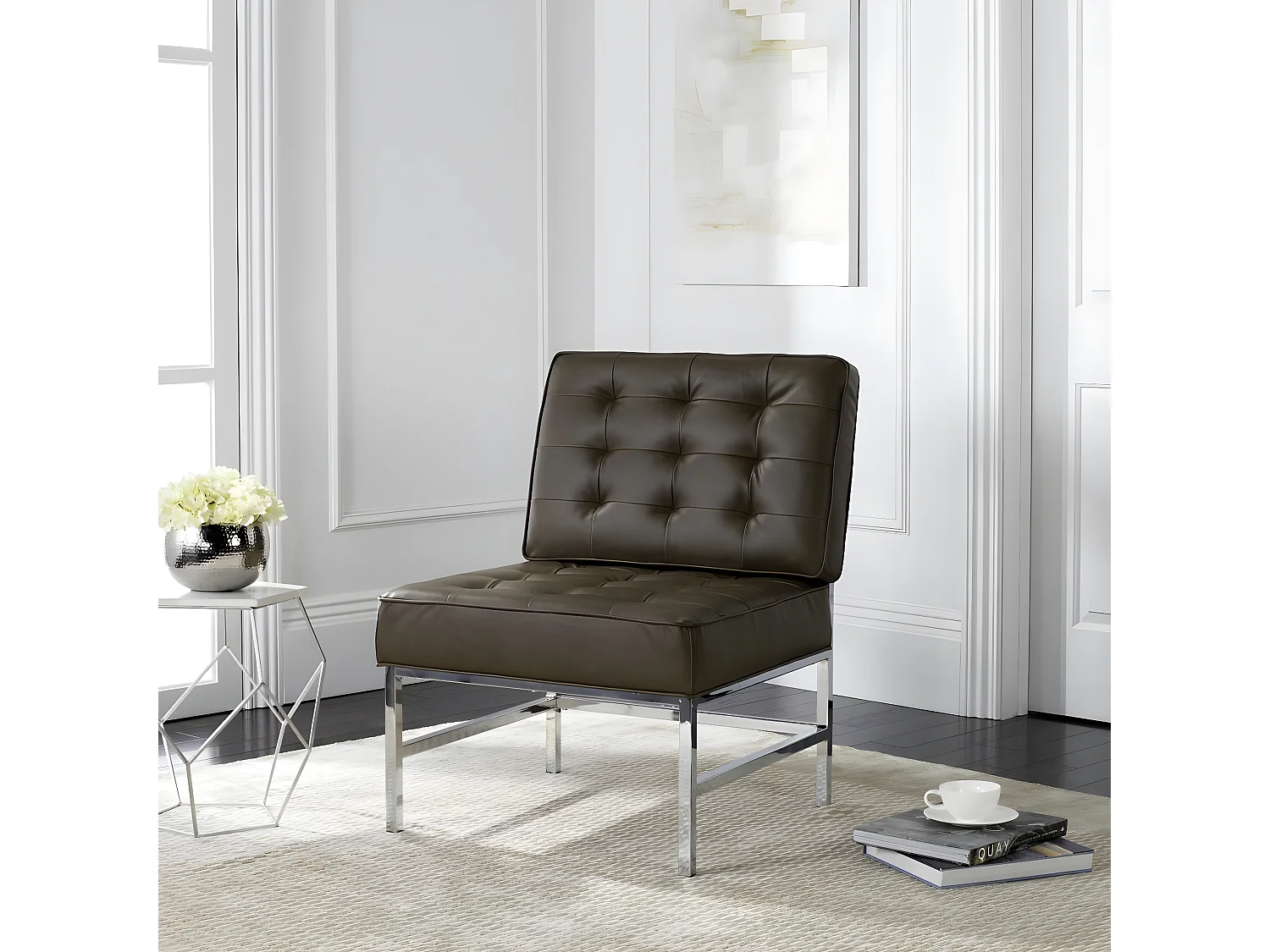 chaise Beige 76 X 70 X 83.82 cm - Cleta