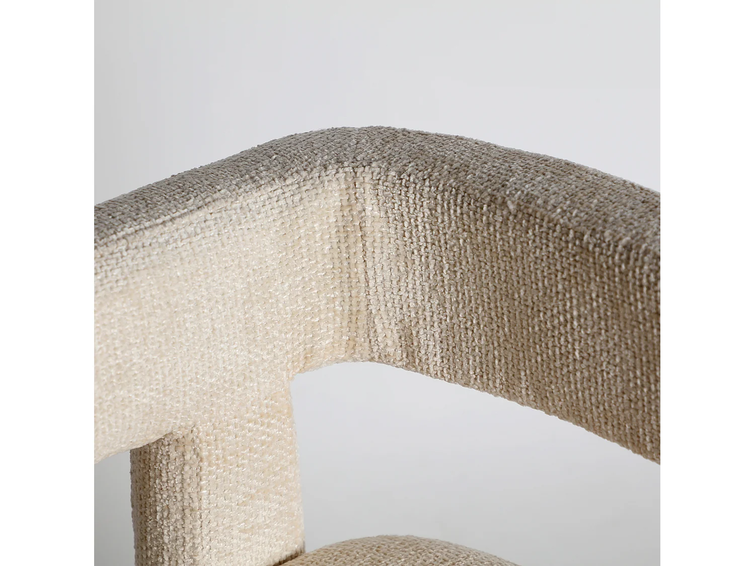 Chaise en polyester blanc 64x57x72 cm