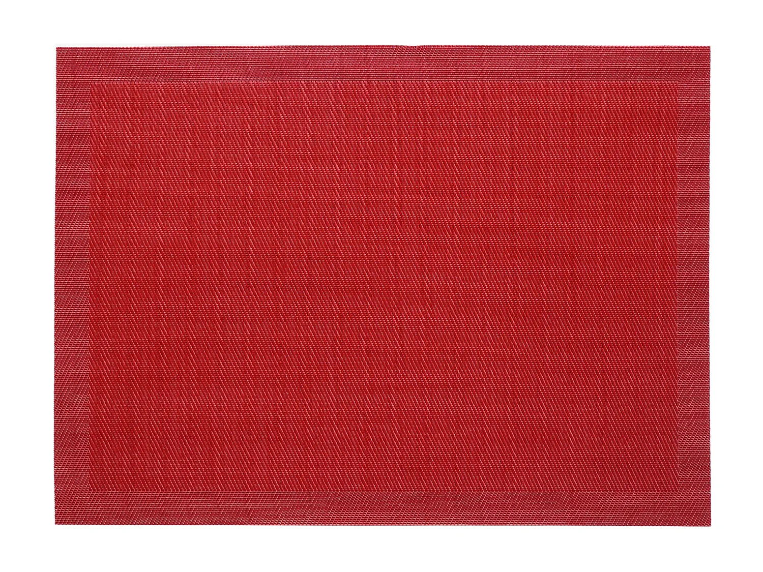 Lot de 2 sets de table synthétique 33x46 cm TAKAO rouge Pavot