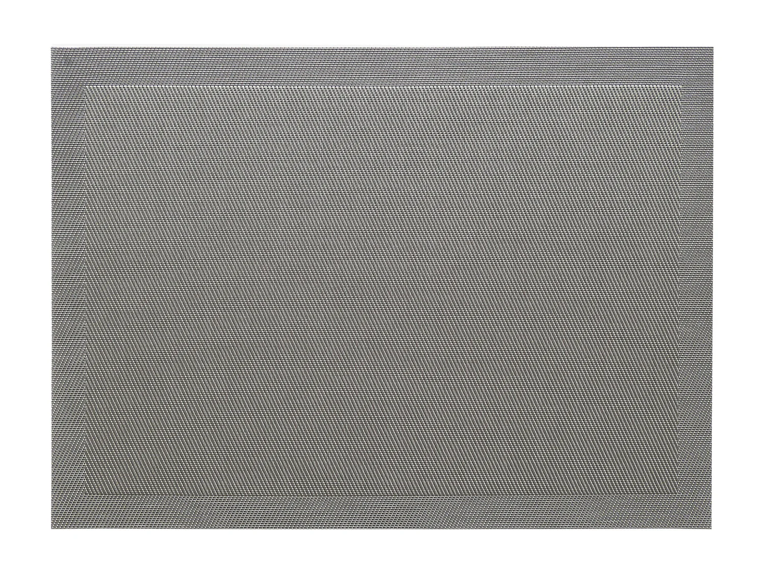 Lot de 2 sets de table synthétique 33x46 cm TAKAO gris Argent