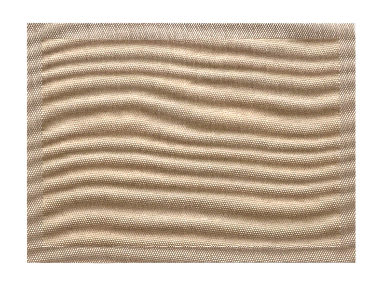 Lot de 2 sets de table rectangulaire synthétique 33x46 cm TAKAO Ecru