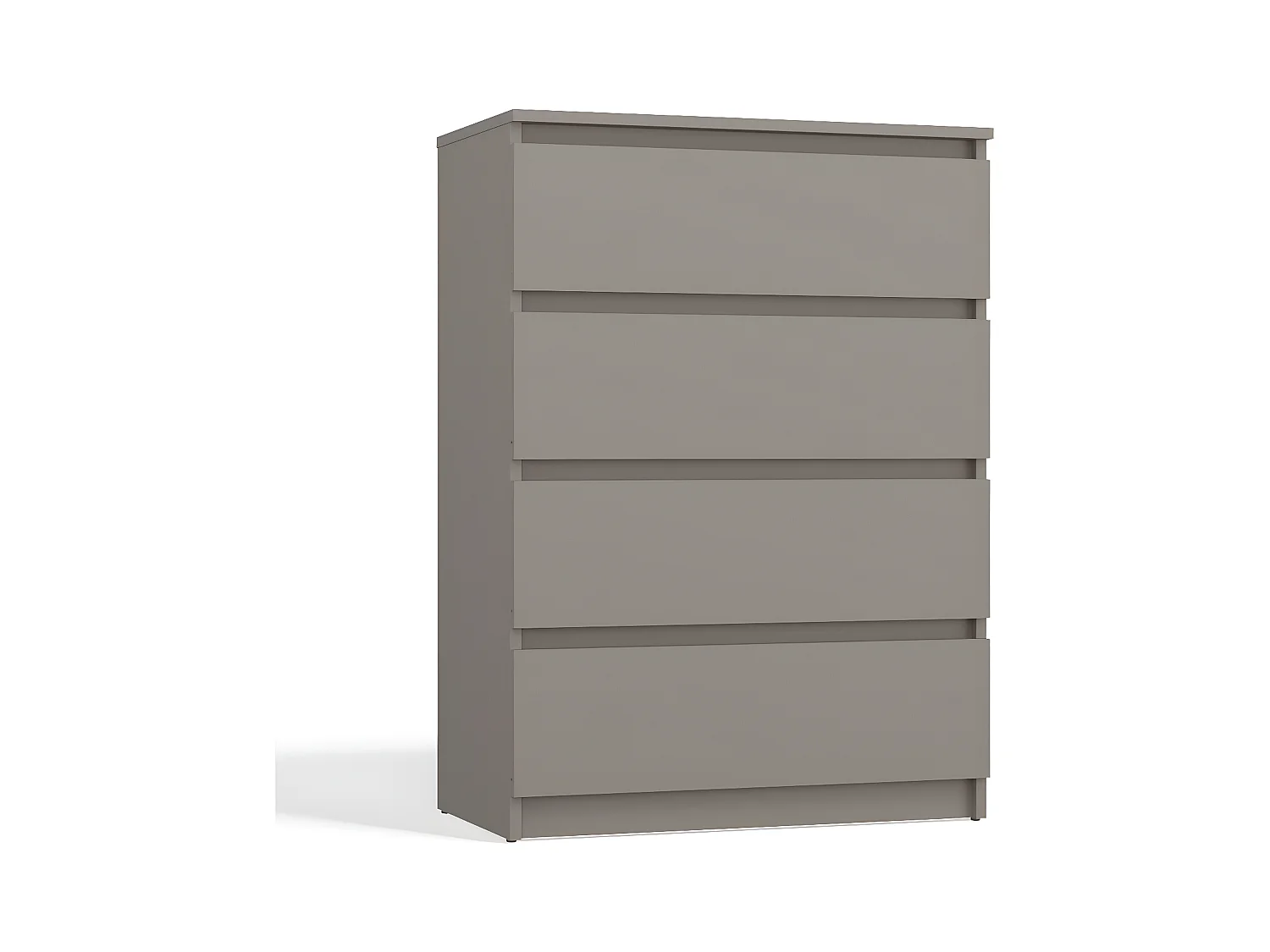ASTER T4 | Commode chambre/bureau/salon 95.5x70x40 / 4 tiroirs gris | Meuble de rangement moderne Chiffonier Style Scandinave | Dressing