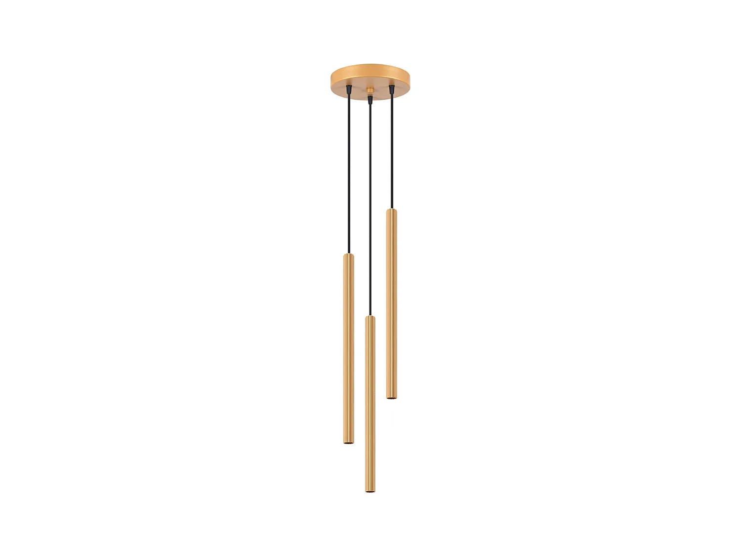 Applique Arche Moderne En Acier - 3 Sources Lumineuses - L.20 X H.120 Cm - Doré