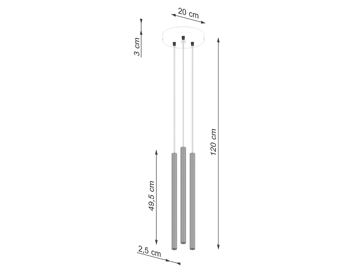 Applique Arche Moderne En Acier - 3 Sources Lumineuses - L.20 X H.120 Cm - Doré
