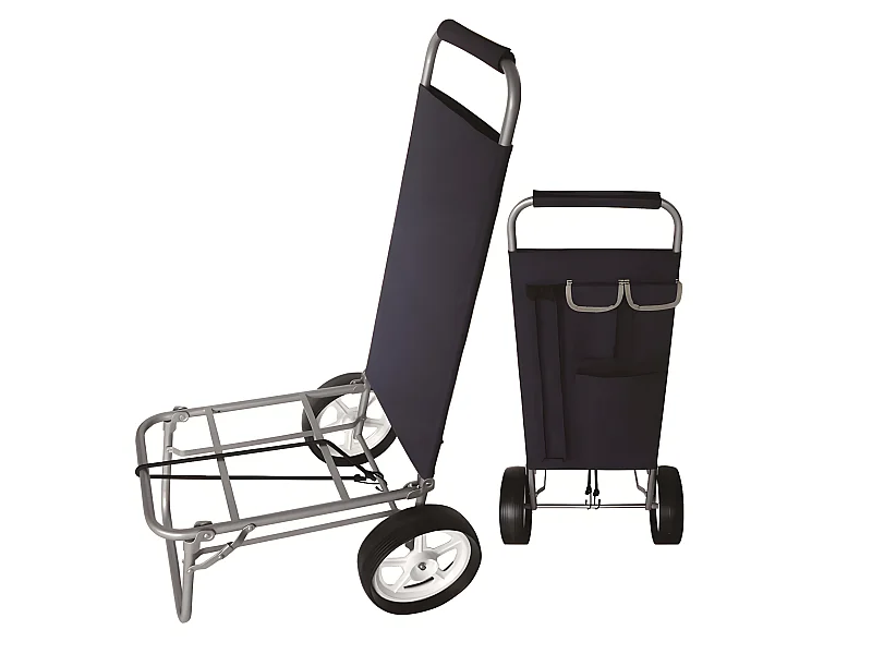 MilaniHome.it - Carrello Con Maniglia Imbottita Per Campeggio Spiaggia Mare Piscina Giardinodi coloreBlu