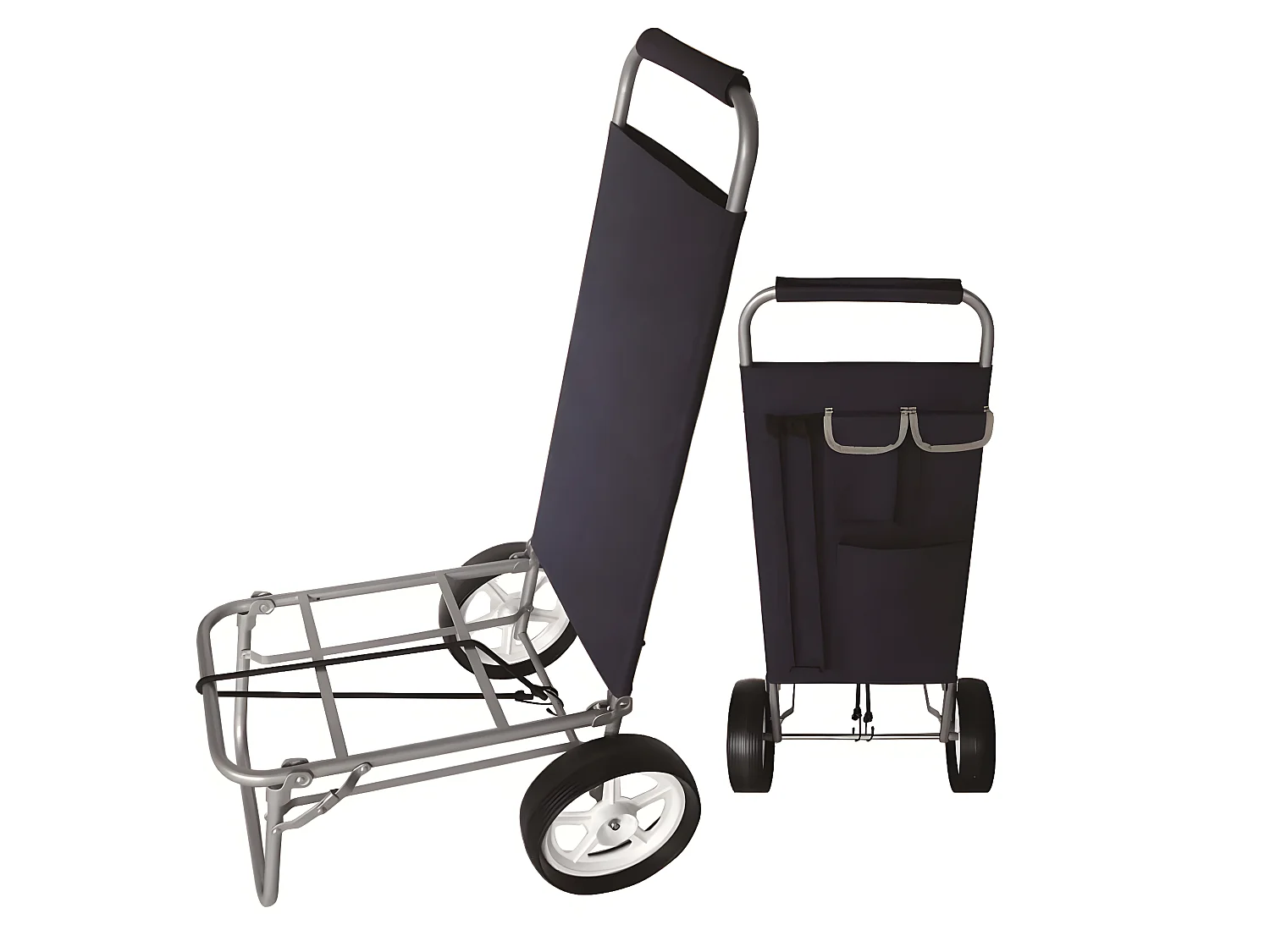 MilaniHome.it - Carrello Con Maniglia Imbottita Per Campeggio Spiaggia Mare Piscina Giardinodi coloreBlu