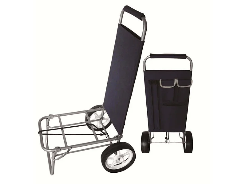 MilaniHome.it - Carrello Con Maniglia Imbottita Per Campeggio Spiaggia Mare Piscina Giardinodi coloreBlu