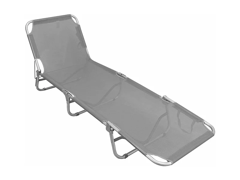 MilaniHome.it - Brandina Pieghevole Lettino Sdraio Textilene Colore Casuale Per Campeggio Spiaggia Mare Piscina Giardinodi coloreVerde