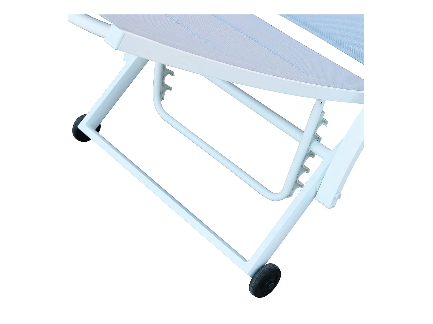 MilaniHome.it - lettino prendisole da giardino in alluminio di designdi coloreBianco