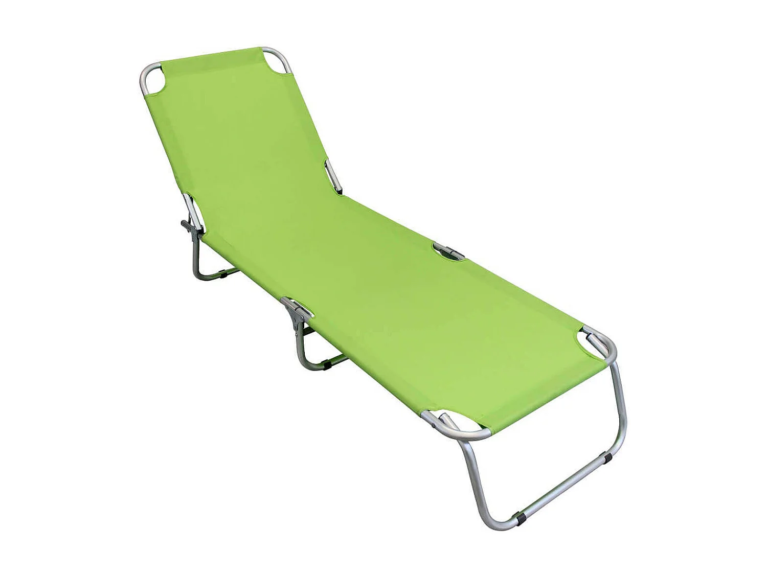 MilaniHome.it - Brandina Pieghevole Lettino Sdraio Alluminio E Oxford Verde Lime Per Campeggio Spiaggia Mare Piscina Giardinodi coloreVerde