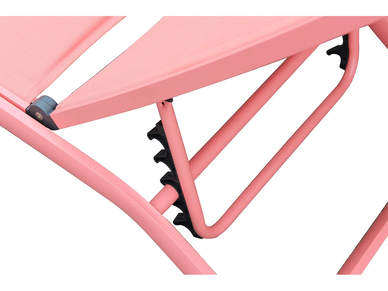 MilaniHome.it - Lettino Sdraio Impilabile In Alluminio rosso E Textilene Da Esterno Giardino, Per Ristorante Agriturismo Albergo Hoteldi coloreRosso