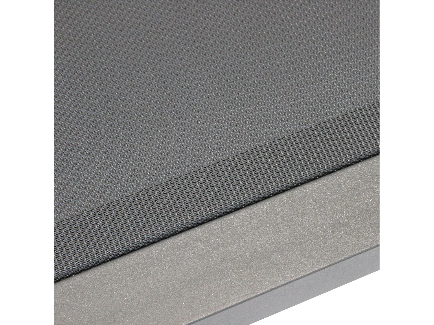 MilaniHome.it - lettino in alluminio con tettuccio di design per esterno giardino cm 78 l x 195 p x 32/54 hdi coloreAntracite