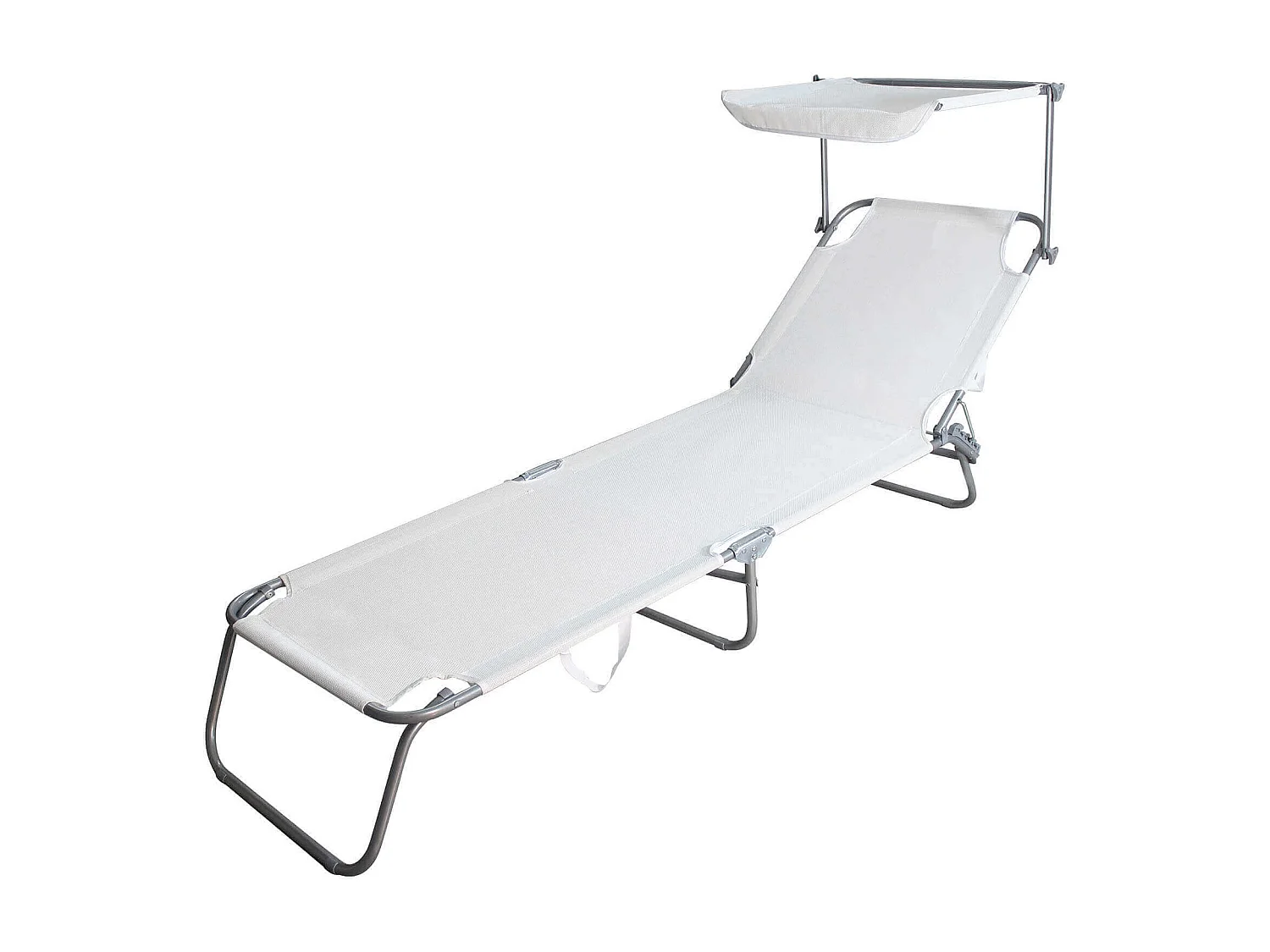 MilaniHome.it - Brandina Pieghevole Prendisole Da Mare E Campeggio In Metallodi coloreBianco