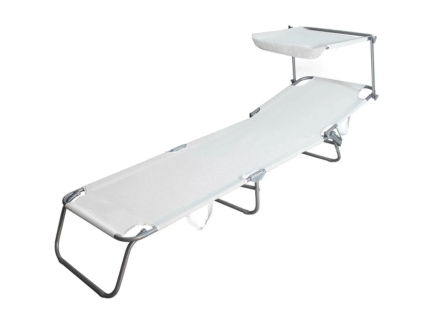 MilaniHome.it - Brandina Pieghevole Prendisole Da Mare E Campeggio In Metallodi coloreBianco