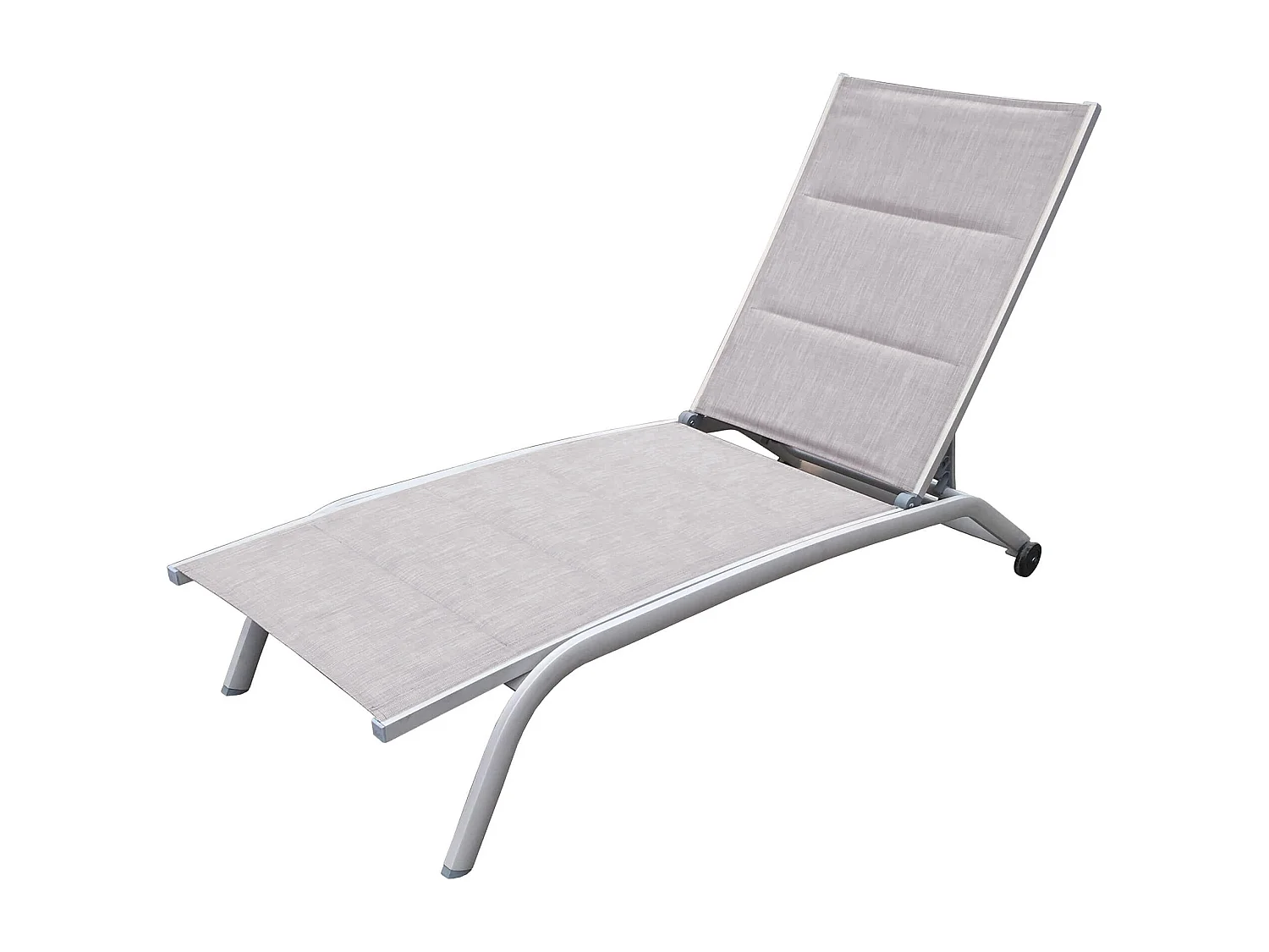 MilaniHome.it - Lettino Sdraio Impilabile In Alluminio Tortora Da Esterno Giardino, Per Ristorante Agriturismo Albergo Hoteldi coloreTortora