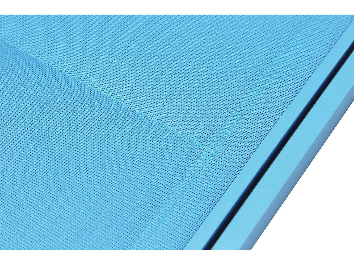 MilaniHome.it - Lettino Sdraio Impilabile In Alluminio blu E Textilene Da Esterno Giardino, Per Ristorante Agriturismo Albergo Hoteldi coloreBlu