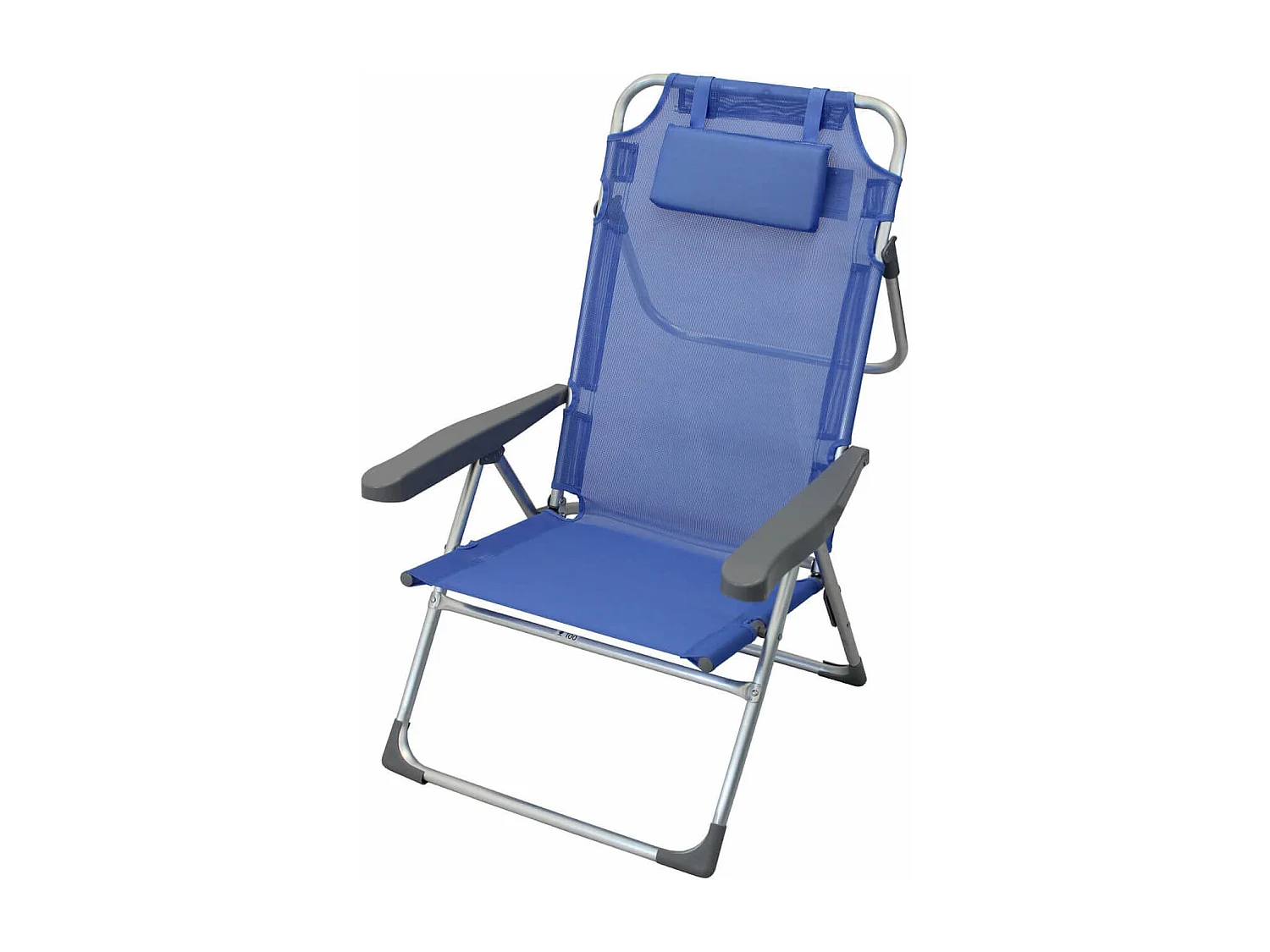 MilaniHome.it - Spiaggina Mare Sdraio Alta Con Cuscino Per Campeggio Spiaggia Piscina Giardinodi coloreAzzurro