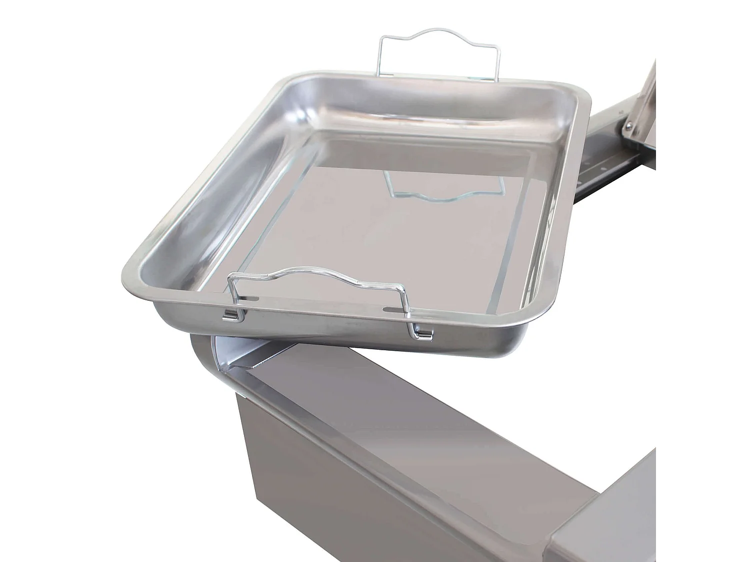 MilaniHome.it - Barbecue A Gas In Acciaio Inox 4 Fuochi + 1 Laterale, Con Piastra E Griglia In Ghisa Per Esterno Giardino Portico Terrazzodi coloreGrigio