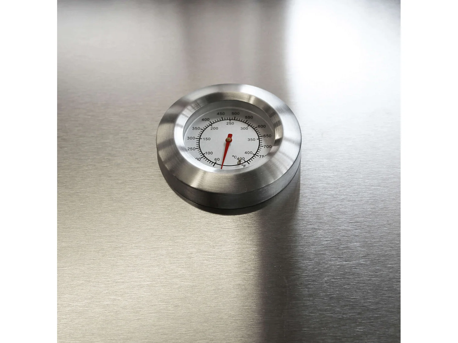 MilaniHome.it - Barbecue A Gas In Acciaio Inox 4 Fuochi + 1 Laterale Per Esterno Giardino, Portico, Terrazzodi coloreGrigio