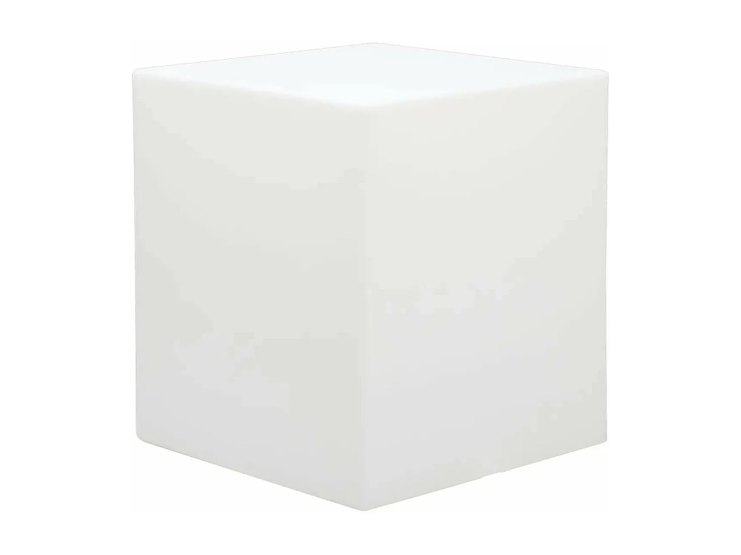MilaniHome.it - cubo luminoso per esterno giardino con luce bianca cm 40 x 40 x 40 hdi coloreBianco