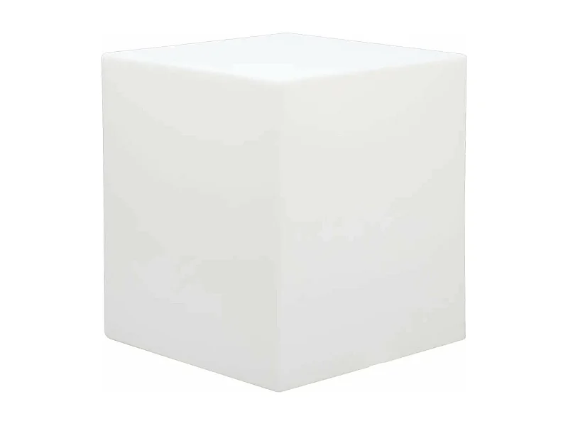 MilaniHome.it - cubo luminoso per esterno giardino con luce bianca cm 40 x 40 x 40 hdi coloreBianco