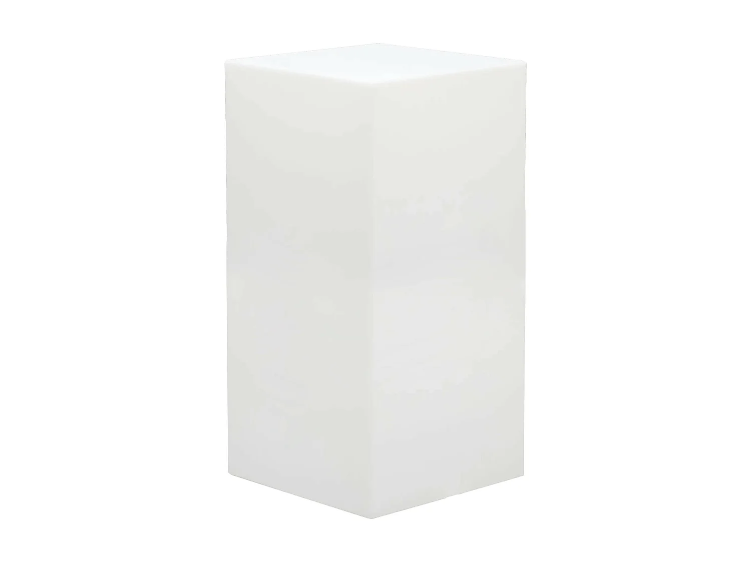 MilaniHome.it - cubo luminoso per esterno giardino con luce bianca cm 40 x 40 x 80 hdi coloreBianco