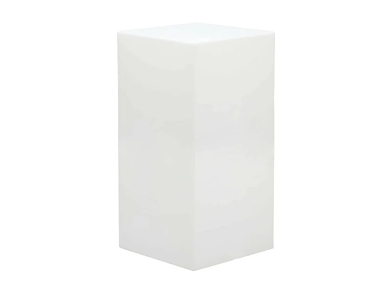 MilaniHome.it - cubo luminoso per esterno giardino con luce bianca cm 40 x 40 x 80 hdi coloreBianco